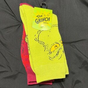 Men's Playful Green and Red Socks